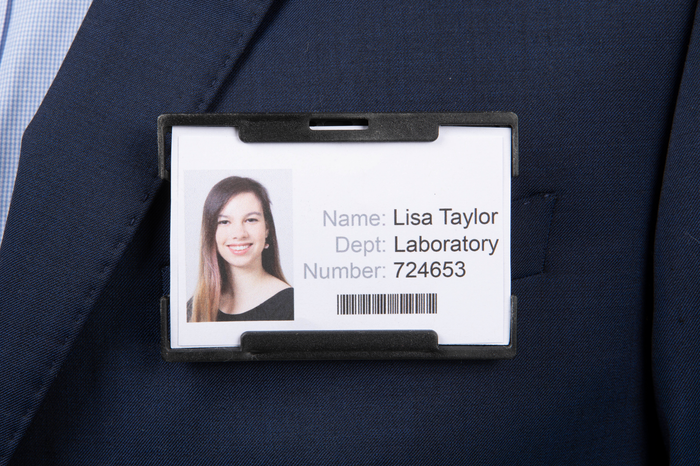 Rexel Id Security Rigid Card Holder, Adjustable, 10 Pack