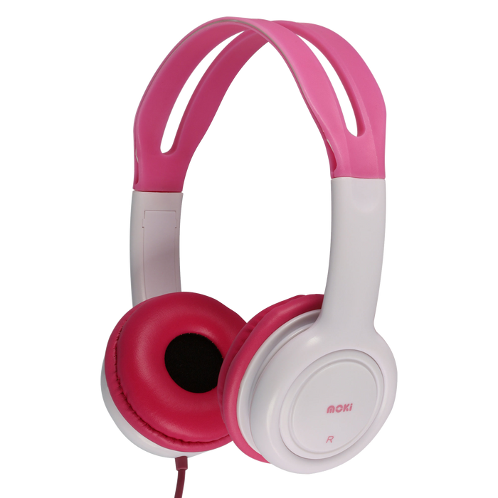Moki Volume Limited Headphones for Kids - Pink
