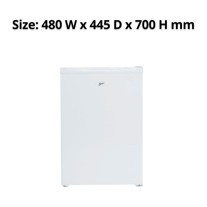 Nero 78L Bar Fridge and Freezer, White