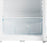 Nero 125L Fridge and Freezer, White
