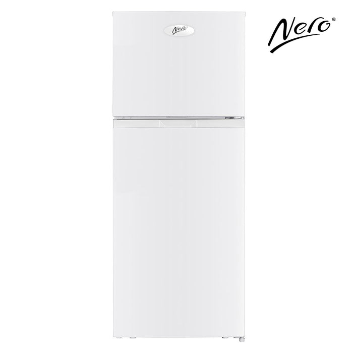 Nero 415L Fridge and Freezer, White