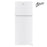 Nero 415L Fridge and Freezer, White