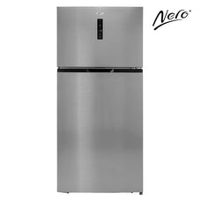 Nero 480L Fridge and Freezer, Brushed Stainless Steel