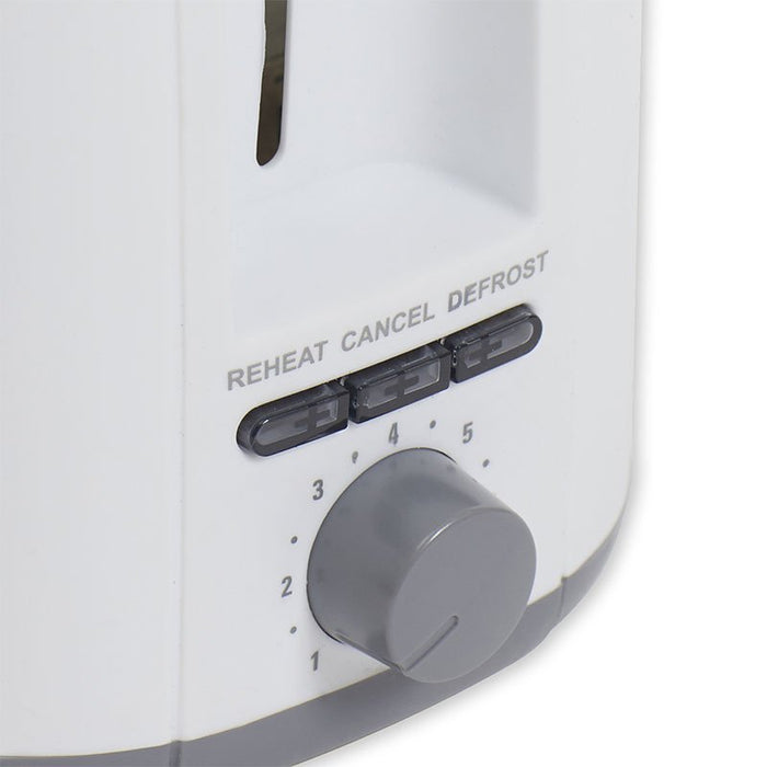 Nero 2 Slice White Toaster