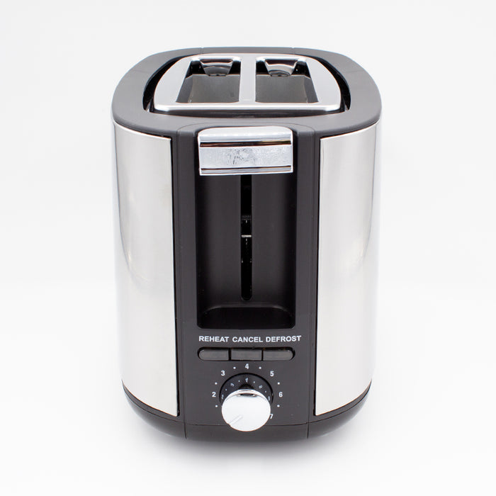 Nero 2 Slice Stainless Steel Toaster
