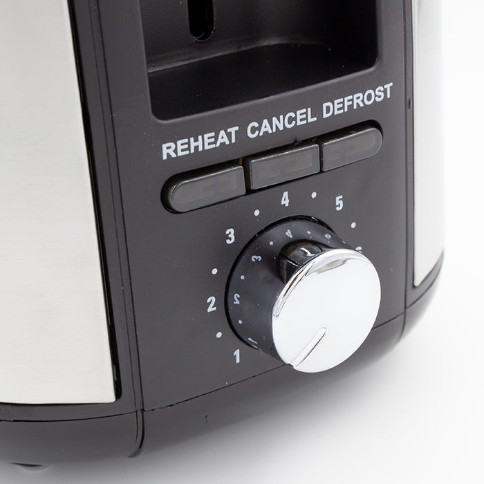 Nero 2 Slice Stainless Steel Toaster