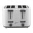 Nero 4 Slice White Toaster