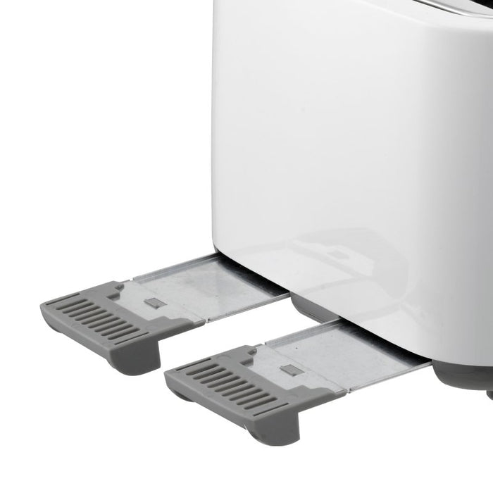 Nero 4 Slice White Toaster