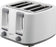 Nero 4 Slice White Toaster