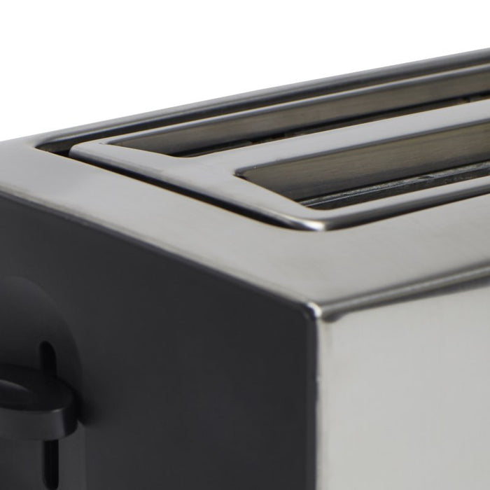 Nero Stainless Steel Rectangular 4 Slice Toaster