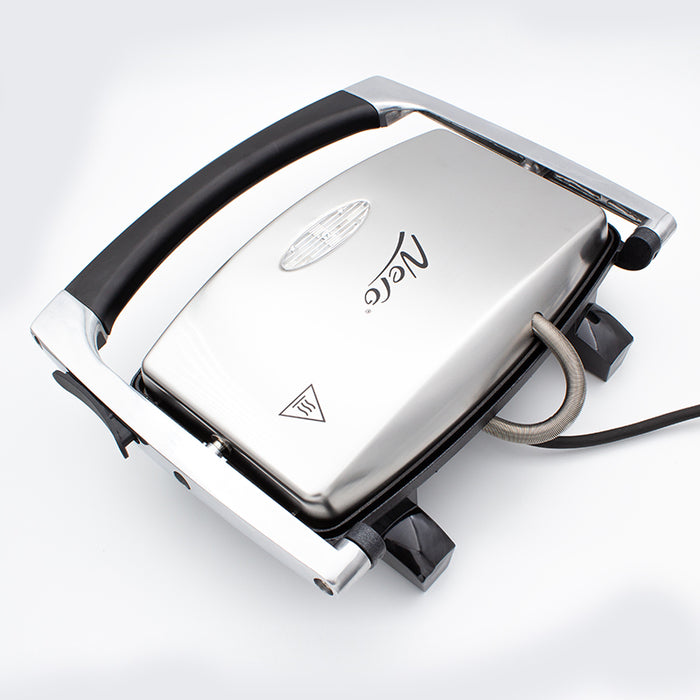 Nero Stainless Steel Sandwich Press 2 Slice