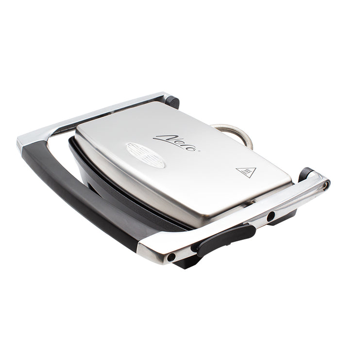 Nero Stainless Steel Sandwich Press 2 Slice