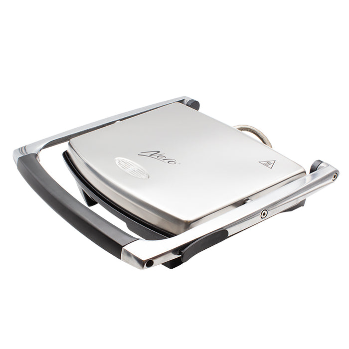 Nero Stainless Steel Sandwich Press 4 Slice