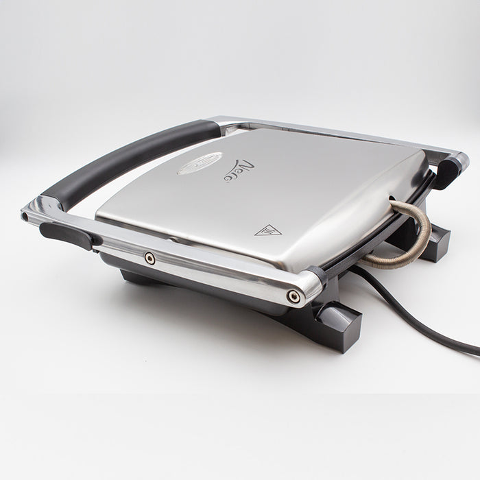 Nero Stainless Steel Sandwich Press 4 Slice