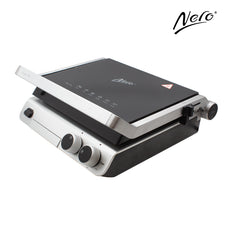 Nero Deluxe Sandwich Press Toaster Contact Grill 4 Slice with Timer