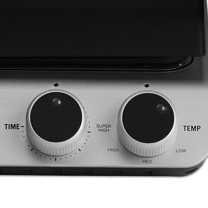 Nero Deluxe Sandwich Press Toaster Contact Grill 4 Slice with Timer