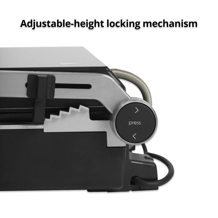 Nero Deluxe Sandwich Press Toaster Contact Grill 4 Slice with Timer