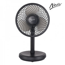 Nero Black USB Desk Fan, 13cm