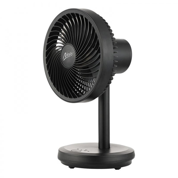 Nero Black USB Desk Fan, 13cm