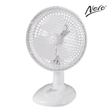 Nero 15cm White Desk Fan