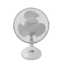 Nero 23cm White Desk Fan