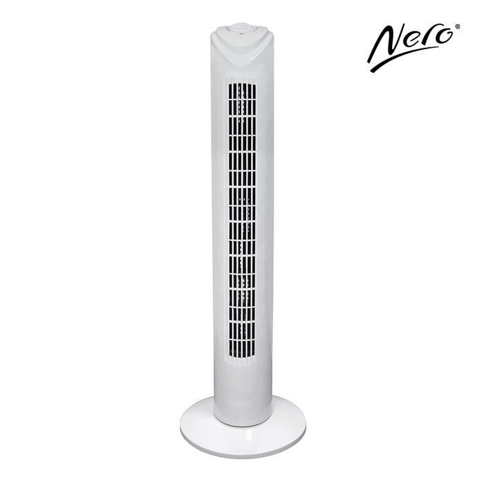 Nero Tower Fan, White, 810mm