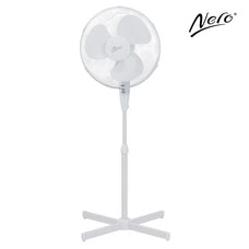 Nero White Pedestal Fan, 40cm