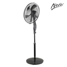 Nero 40cm Black Quiet Pedestal Fan