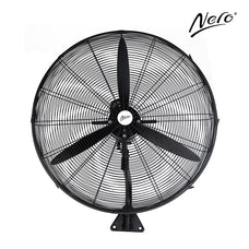 Nero 75cm Industrial Wall Fan Black