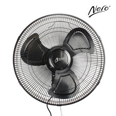 Nero 45cm Industrial Wall Fan Black