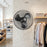 Nero 45cm Industrial Wall Fan Black