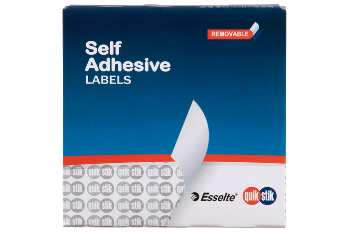 Quikstik Blue Circular Labels 14mm