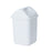 Compass 20L Rectangular Plastic Swing Top Bin White