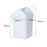 Compass 20L Rectangular Plastic Swing Top Bin White