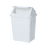 Compass 38L Rectangular Plastic Swing Top Bin White