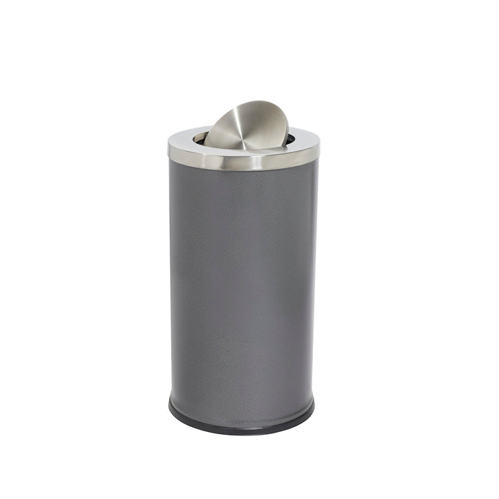 Compass 62L Hammertone Swing Top Bin