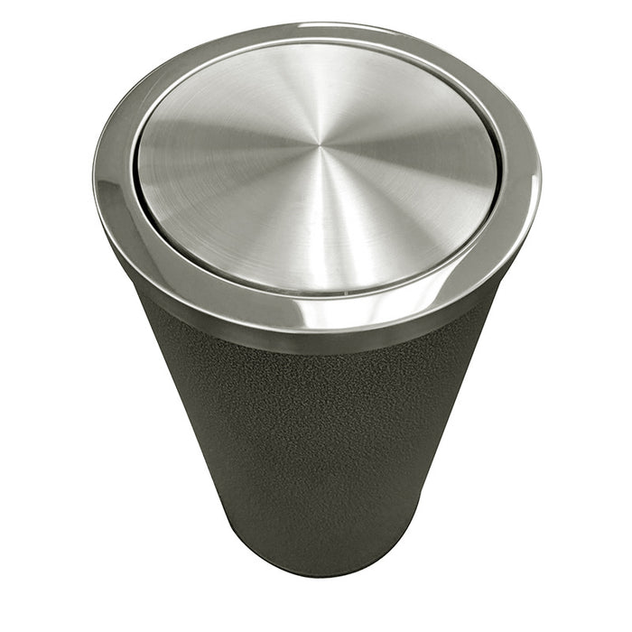 Compass 30L Hammertone Swing Top Bin