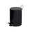Compass 5L Round Black Powder Coated Pedal Bin