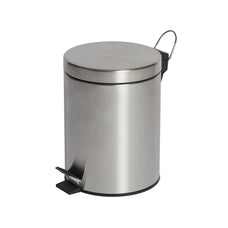 Compass 5L Round Stainless Steel Pedal Bin