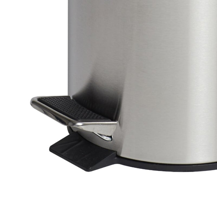 Compass 12L Round Stainless Steel Pedal Bin