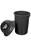 Cleanlink 60L Round Rubbish Bin with Lid, Grey