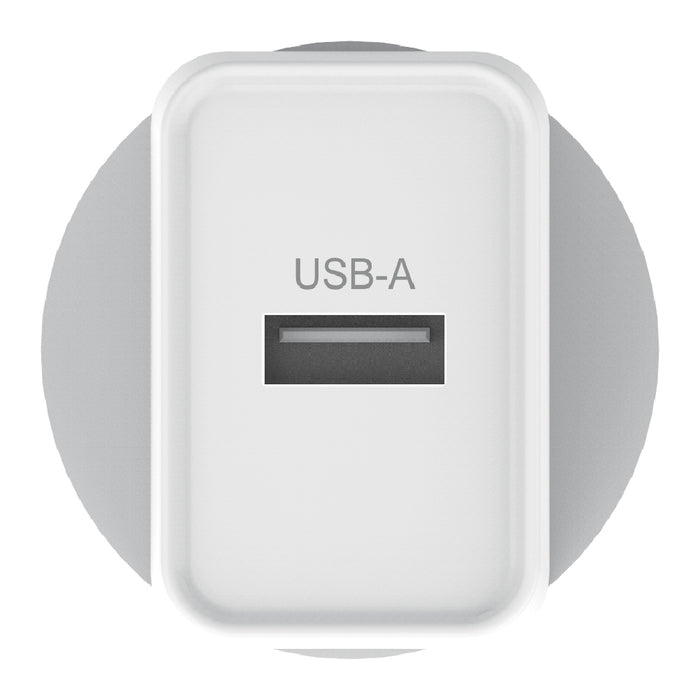 Verbatim Single USB Port Charger 2.4A, White