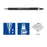 Staedtler Mechanical Pencil Graphite 0.5mm, Black Barrel x 10's pack