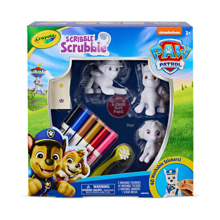 Crayola Scribble Scrubbies Deluxe Combo Pack, Paw Patrol, Pack of 3