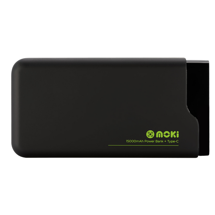 Moki Power Bank + 15000mAh (Type-C + USB)