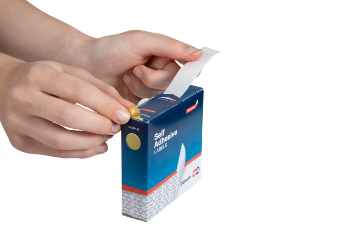 Quikstik Gold Circular Labels 14mm
