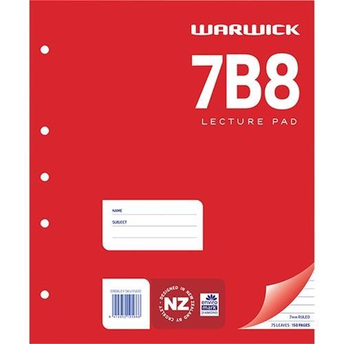 7B8 Warwick Lecture / Exercise Book CX115610