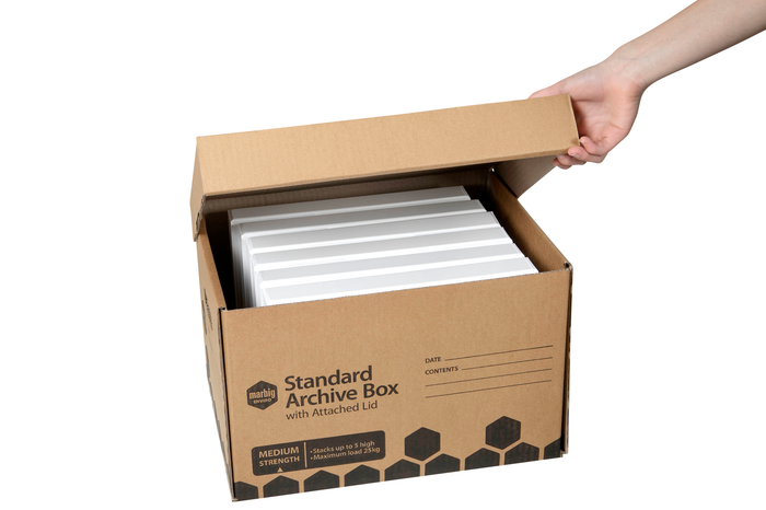 Marbig Enviro Standard Hinged Lid Archive Box