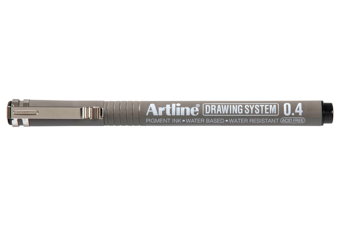 Artline 234 Drawing System Pen 0.4mm Black 12's Pack