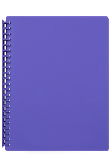 Marbig A4 Refillable Display Book 20 pocket Purple